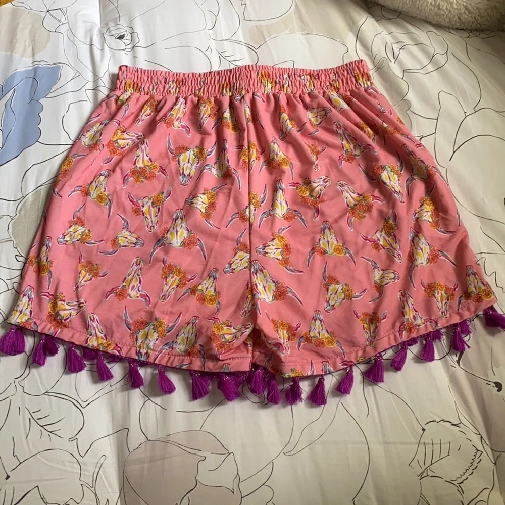 NWT Simply Shouthern Tassle Shorts - Picture 5 of 6